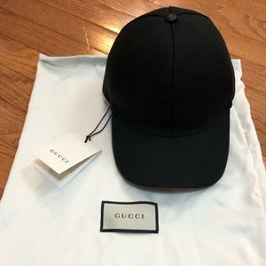 GUCCI Black Baseball Cap (Size: M)